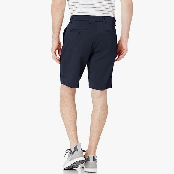 Amazon Essentials Dark Navy Blue Flat Front Mens Classic Fit Golf Shorts NWOT - Picture 8 of 8
